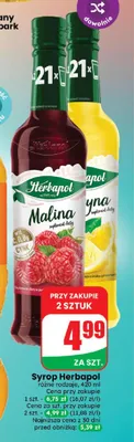 Syrop Herbapol Malina promocja w Dino