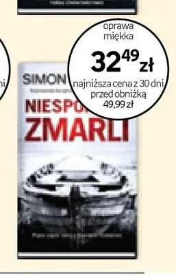 Książka Niespokojni zmarli Simon Beckett promocja w Empik