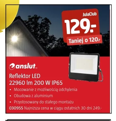 Reflektor LED Anslut promocja w Jula