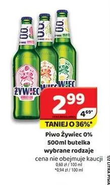 Piwo bezalkoholowe Żywiec promocja w Delfin