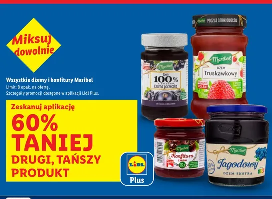 Konfitura Maribel promocja w Lidl