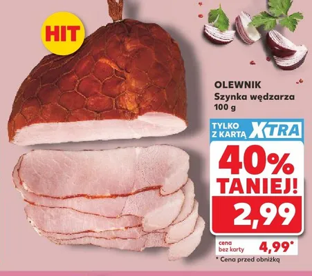 Szynka wędzarza Olewnik promocja w Kaufland