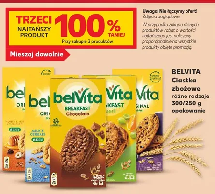 Ciastka zbożowe Belvita promocja w Kaufland