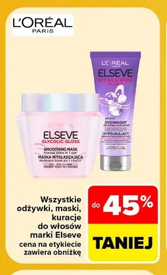 Maska wygładzająca Elseve Glycolic Gloss L'Oréal promocja w Carrefour