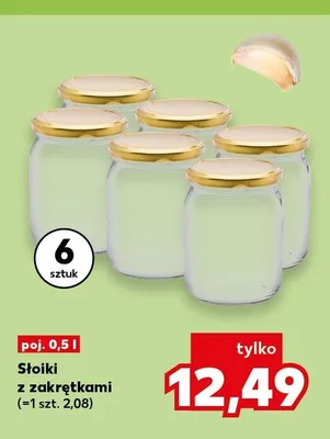 Słoiki z zakrętkami 6-pak 0,5 l promocja w Kaufland