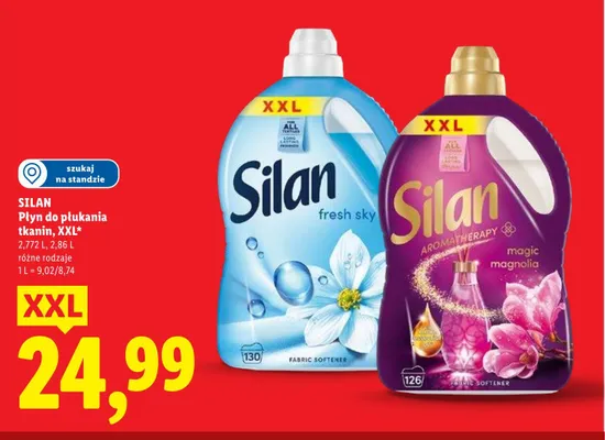 Płyn do płukania tkanin Silan Fresh Sky XXL promocja w Lidl