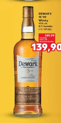 Whisky Dewar's 15 YO promocja w Kaufland