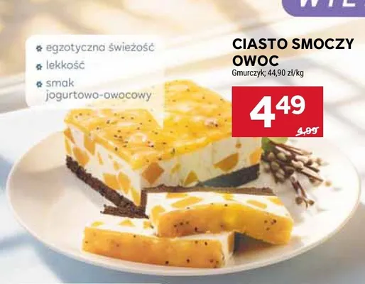 Ciasto smoczy owoc promocja w Stokrotka