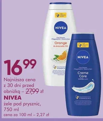 Żel pod prysznic NIVEA żele pod prysznic promocja w Makro