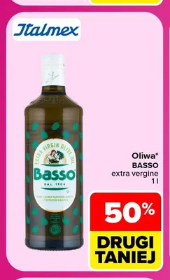 Oliwa extra vergine Basso promocja w Carrefour