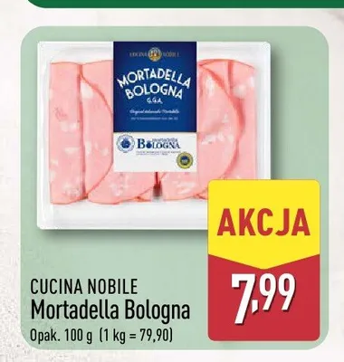 Kiełbasa Mortadella Bologna Cucina Nobile promocja w Aldi