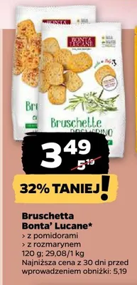Bruschetta Bonta' Lucane z pomidorami promocja w Netto
