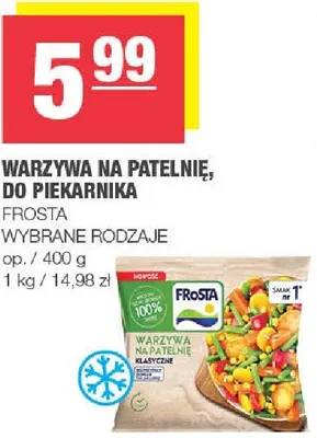 Warzywa na patelnię, do piekarnika wybrane rodzaje promocja w SPAR