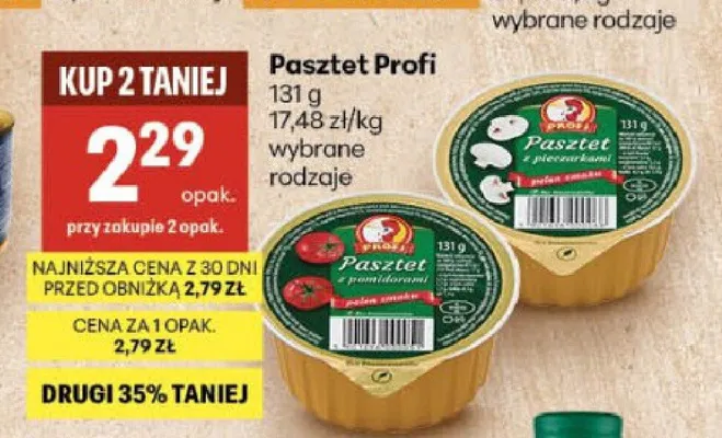 Pasztet z pieczarkami Profi promocja w Delikatesy Centrum