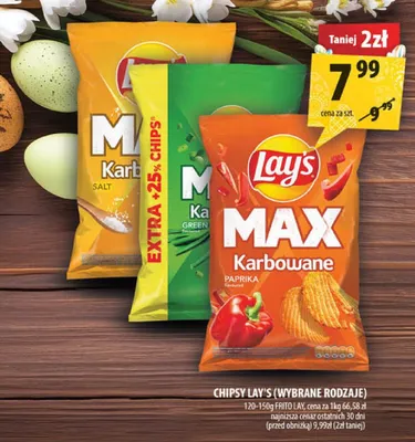 Chipsy Lay's (wybrane rodzaje) promocja w Arhelan