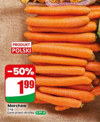 Marchew polska promocja w Dino