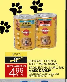 Karma dla psów Pedigree jagnięcina promocja w Wafelek