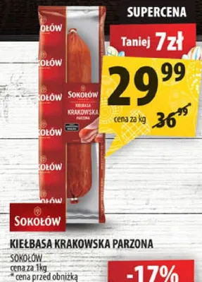 Kiełbasa krakowska parzona promocja w Arhelan