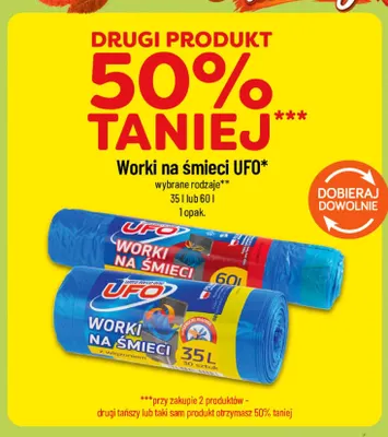Worki na śmieci 60 l UFO promocja w POLOmarket