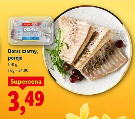 Dorsz czarny, porcje promocja w Lidl