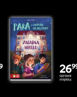 Książka Paka z domku na drzewie Zagadka hotelu Zielona Sowa promocja w Empik