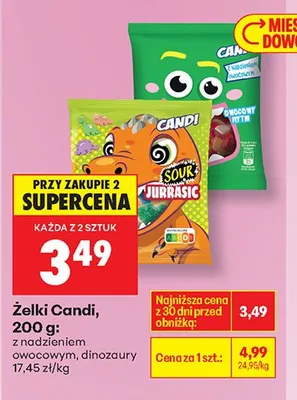 Żelki Candi promocja w Biedronka