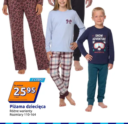 Piżama dziecięca promocja w Action