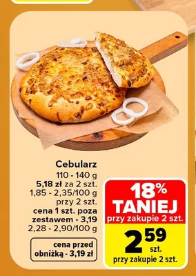 Cebularz promocja w Carrefour