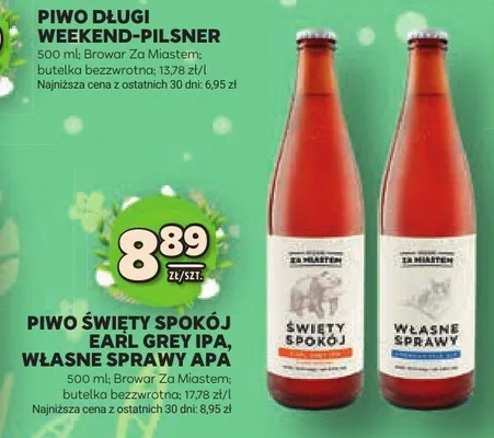Piwo święty spokój earl grey IPA, własne sprawy APA promocja w Stokrotka