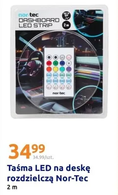 Taśma LED na deskę rozdzielczą promocja w Action