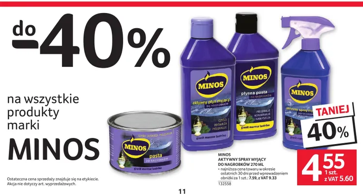 Produkty marki Minos promocja w Selgros