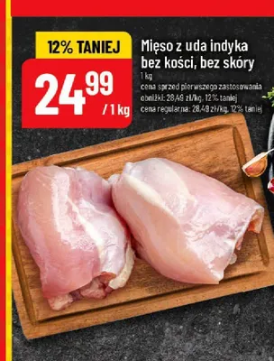 Mięso z uda indyka bez kości bez skóry polskie promocja w POLOmarket