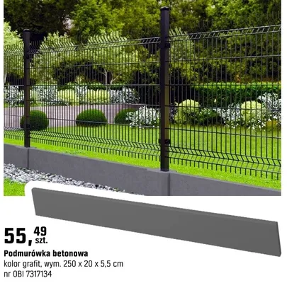 Podmurówka betonowa promocja w OBI