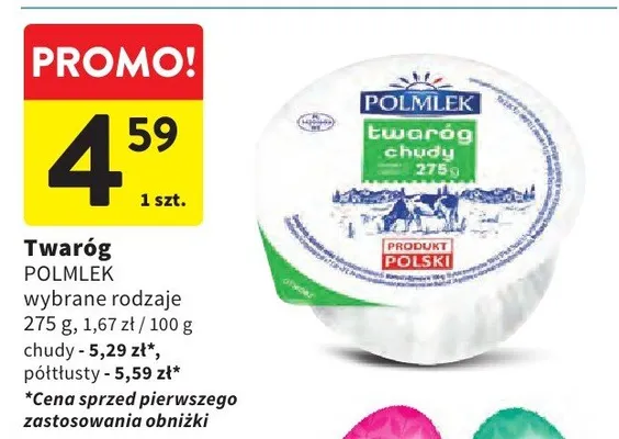Twaróg chudy promocja w Intermarche