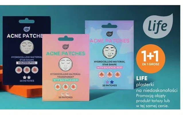 Plasterki na niedoskonałości Life promocja w Super-Pharm