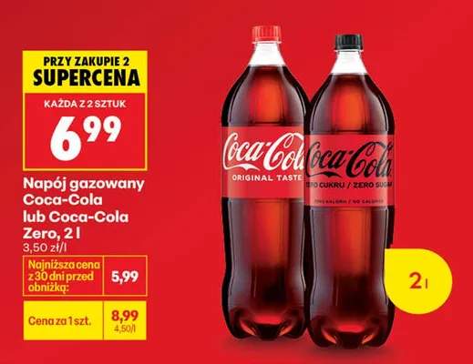 Napój gazowany Zero promocja w Biedronka