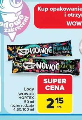 Lody Wowoc Hortex promocja w Carrefour
