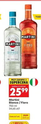 Wermut Martini Fiero promocja w Biedronka