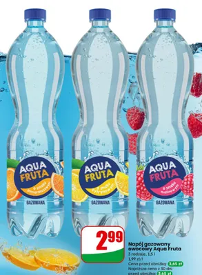 Napój gazowany owocowy pomarańczowy promocja w Dino