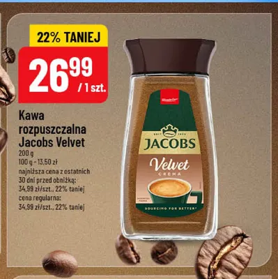 Kawa rozpuszczalna Jacobs Velvet promocja w POLOmarket