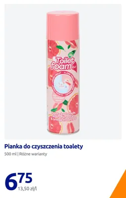 Pianka do czyszczenia toalety promocja w Action