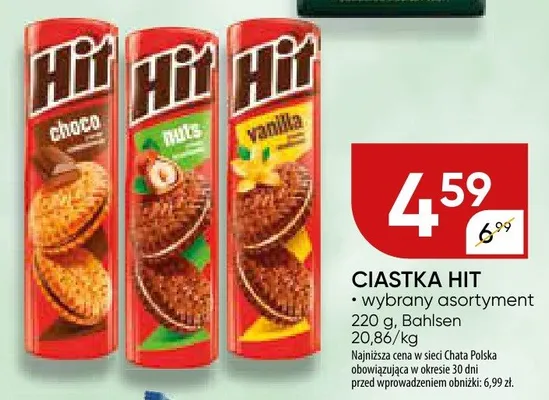 Ciastka HIT promocja w Chata Polska