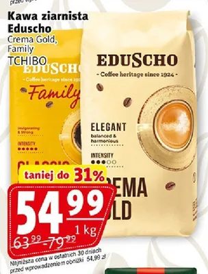Kawa ziarnista Eduscho Family promocja w Prim Market