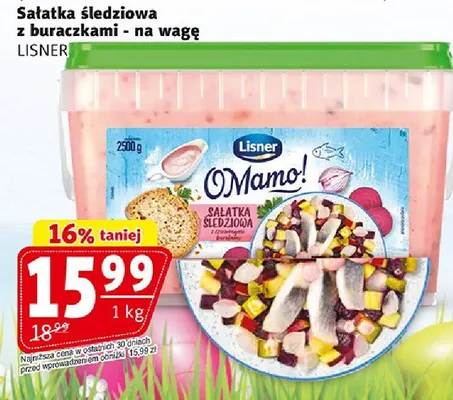 Sałatka śledziowa z buraczkami - na wagę promocja w Prim Market