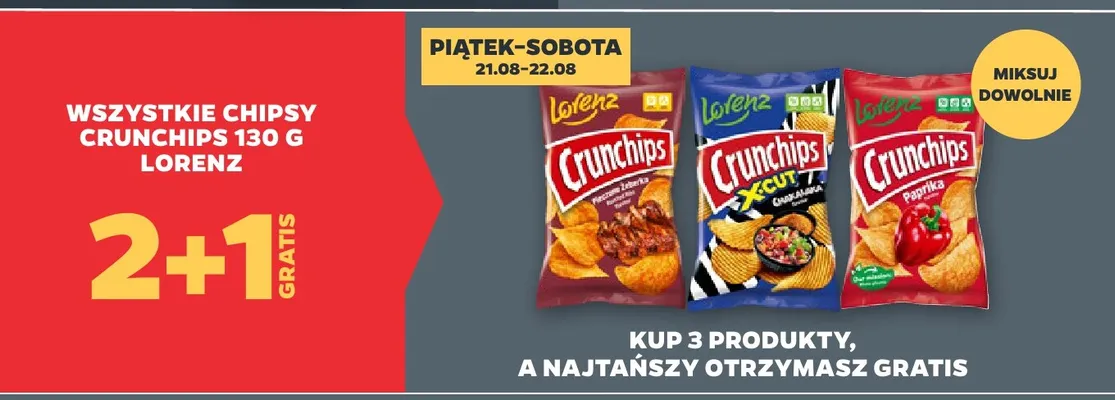 Chipsy Crunchips X-Cut Chakalaka promocja w Netto