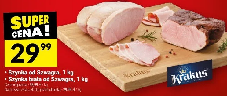 Szynka biała od Szwagra promocja w Twój Market