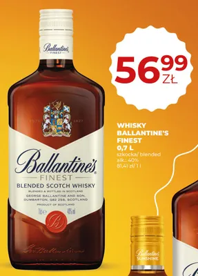 Whisky Ballantine's Finest promocja w Duży Ben