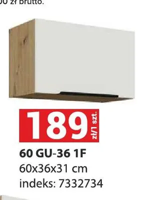 Szafka kuchenna wisząca 60 GU-36 1F promocja w Merkury Market