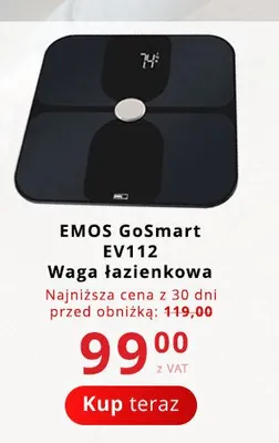 Waga łazienkowa EMOS GoSmart EV112 promocja w Poczta Polska