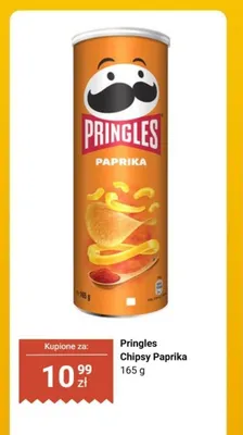 Chipsy paprykowe 165 g promocja w Biedronka